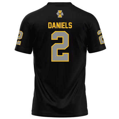 Idaho - NCAA Football : Ishaan Daniels - Black Football Jersey-1