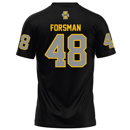 Idaho - NCAA Football : Owen Forsman - Black Football Jersey-1