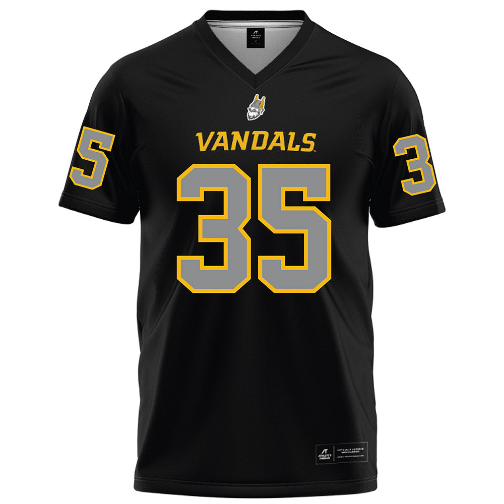 Idaho - NCAA Football : Nathan Tweit - Black Football Jersey-0