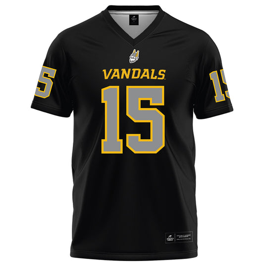 Idaho - NCAA Football : Zach Wusstig - Black Football Jersey-0