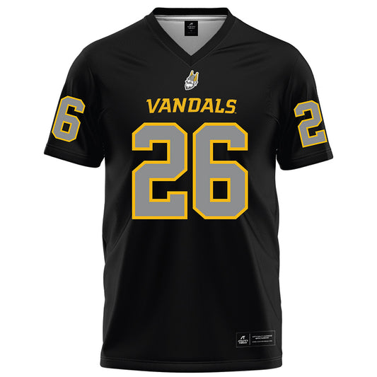 Idaho - NCAA Football : Tsiyown Lowery - Black Football Jersey-0