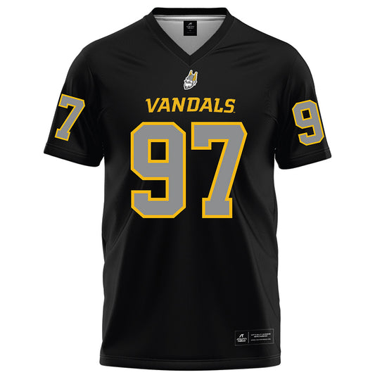 Idaho - NCAA Football : Freddy Lujan - Black Football Jersey-0