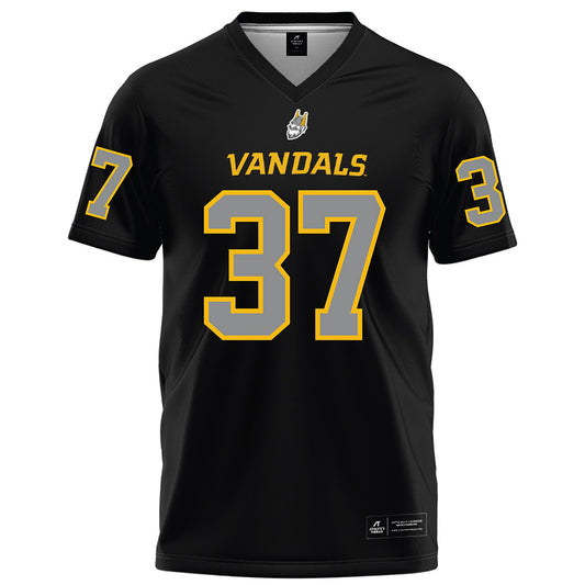 Idaho - NCAA Football : Ocean Taufa - Black Football Jersey-0