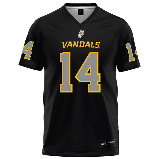 Idaho - NCAA Football : Sawyer Teeney - Black Football Jersey-0