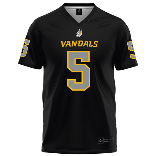 Idaho - NCAA Football : Tsiyown Lowery - Black Football Jersey-0