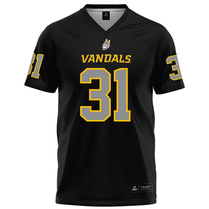 Idaho - NCAA Football : Martin Rhyne - Black Football Jersey-0