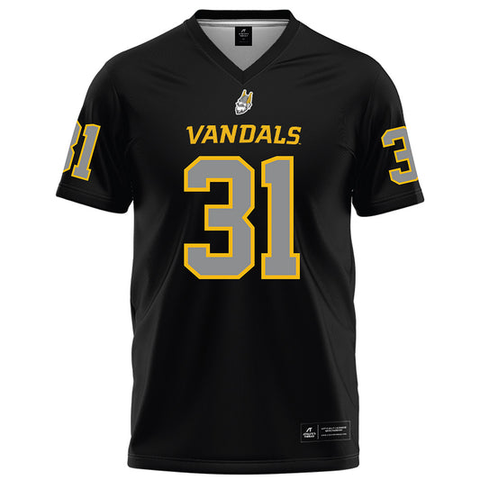 Idaho - NCAA Football : Martin Rhyne - Black Football Jersey-0