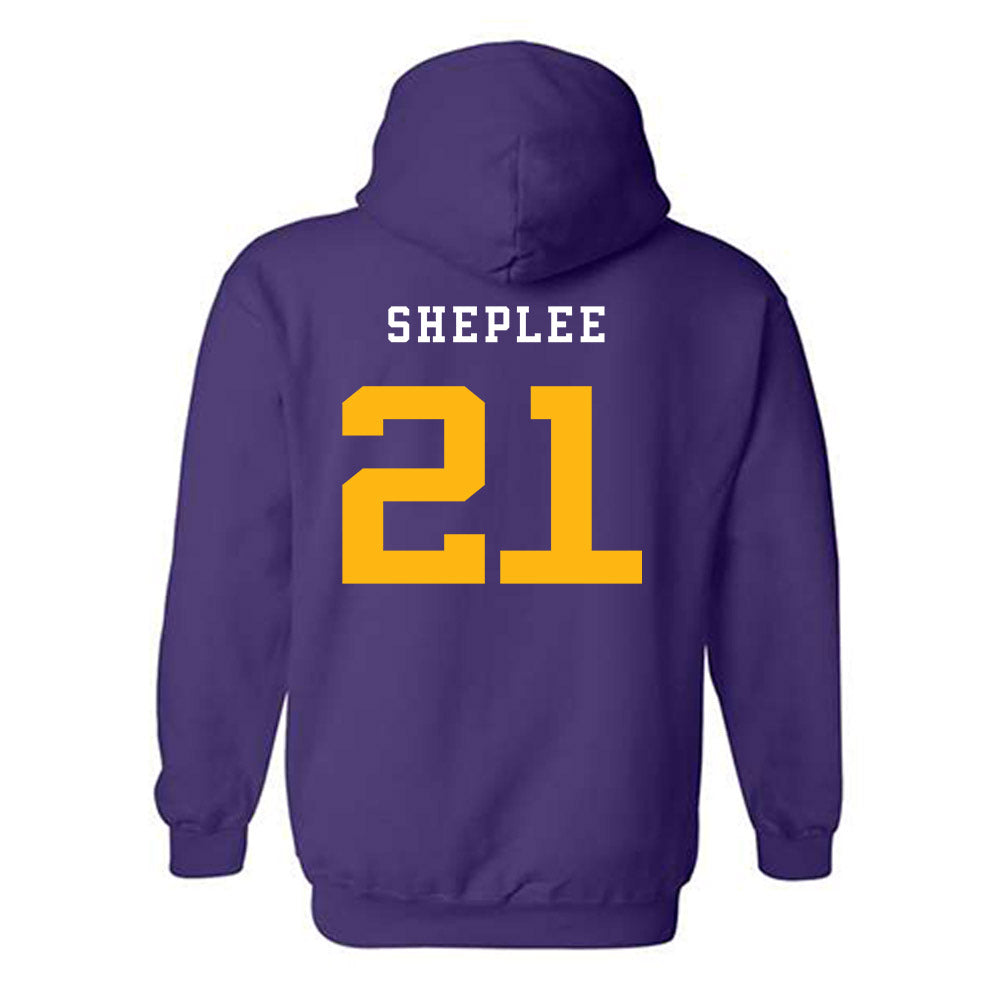 Northern Iowa - NCAA Women's Basketball : Eliana Sheplee - Classic Fashion Shersey Hooded Sweatshirt-1