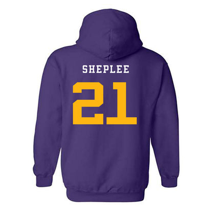 Northern Iowa - NCAA Women's Basketball : Eliana Sheplee - Classic Fashion Shersey Hooded Sweatshirt-1