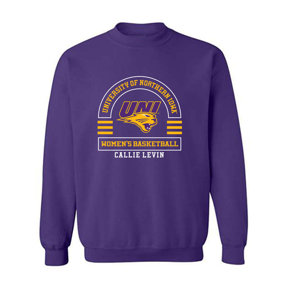 Northern Iowa - NCAA Women's Basketball : Callie Levin - Classic Fashion Shersey Crewneck Sweatshirt-0