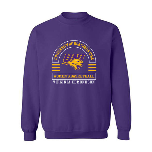 Northern Iowa - NCAA Women's Basketball : Virginia Edmondson - Classic Fashion Shersey Crewneck Sweatshirt-0