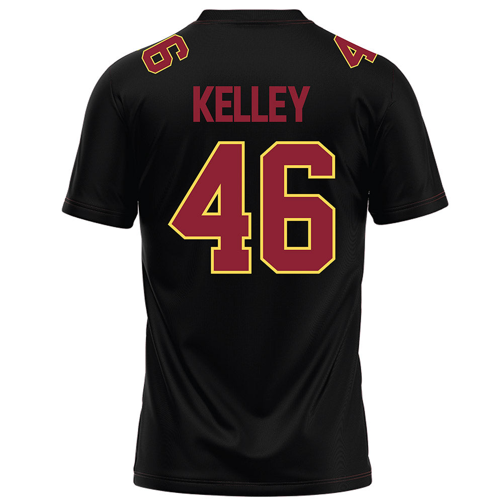 NSU - NCAA Football : Landon Kelley - Black Football Jersey-1
