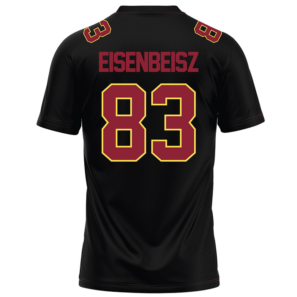 NSU - NCAA Football : Cooper Eisenbeisz - Black Football Jersey-1