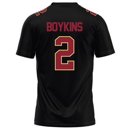 NSU - NCAA Football : Jacoby Boykins - Black Football Jersey-1