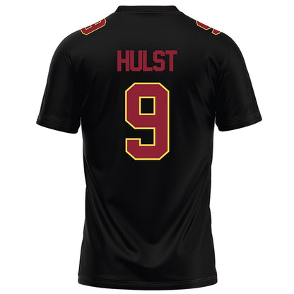 NSU - NCAA Football : Landon Hulst - Black Football Jersey-1