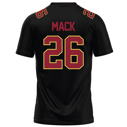 NSU - NCAA Football : Malachi Mack - Black Football Jersey-1