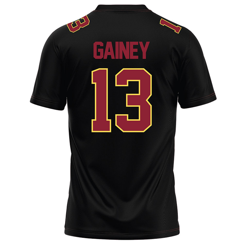 NSU - NCAA Football : Cj Gainey - Black Football Jersey