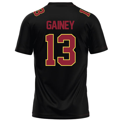 NSU - NCAA Football : Cj Gainey - Black Football Jersey