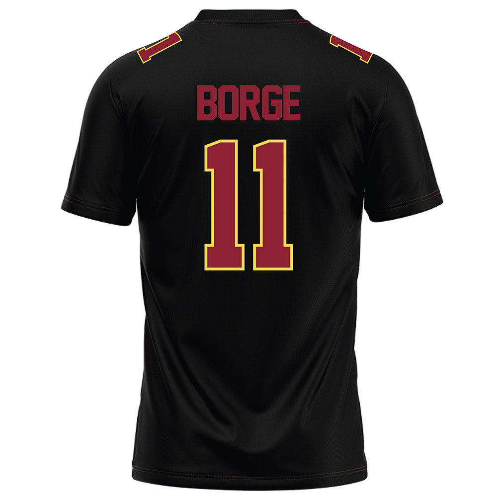 NSU - NCAA Football : Karson Borge - Black Football Jersey-1