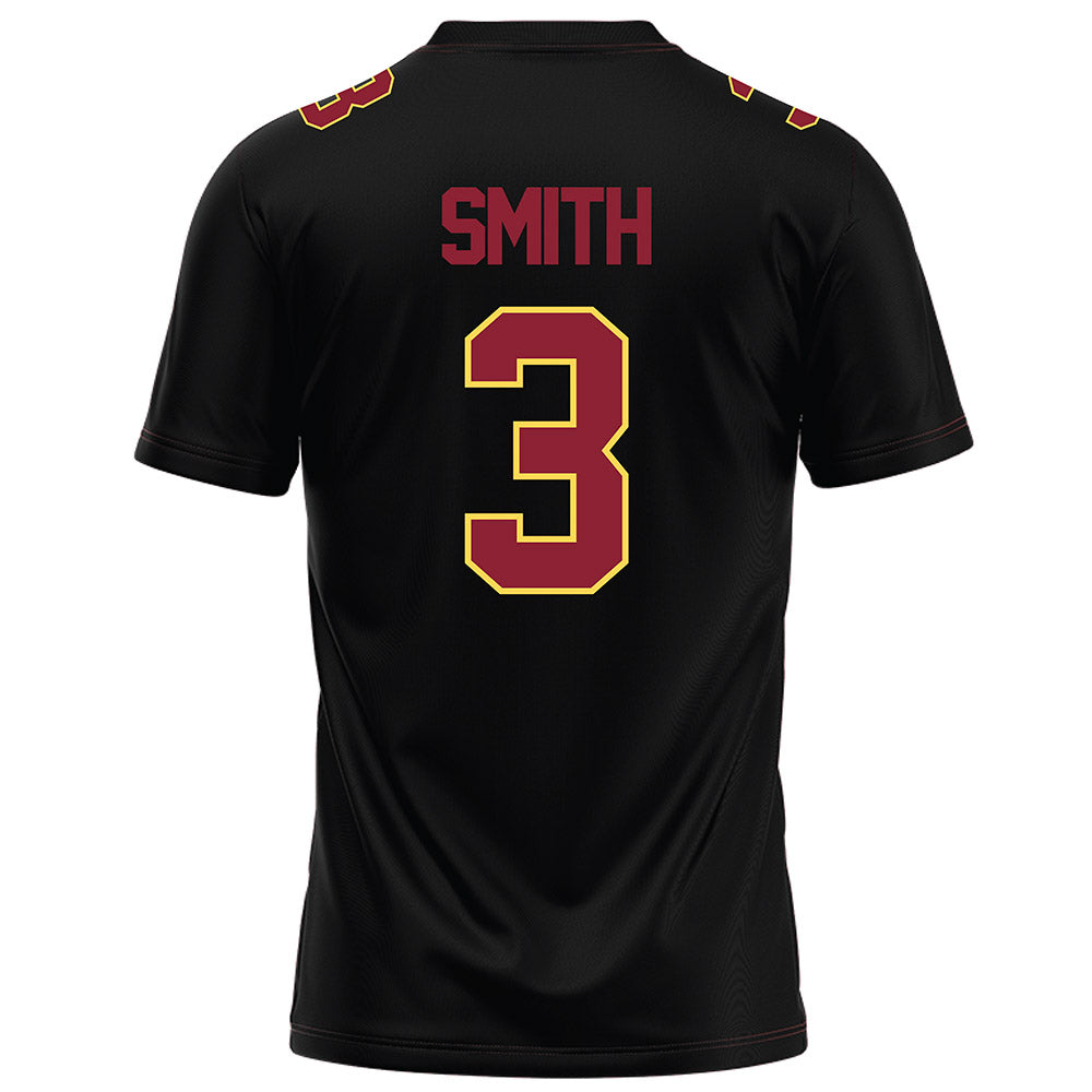 NSU - NCAA Football : DJ Smith - Black Football Jersey-1