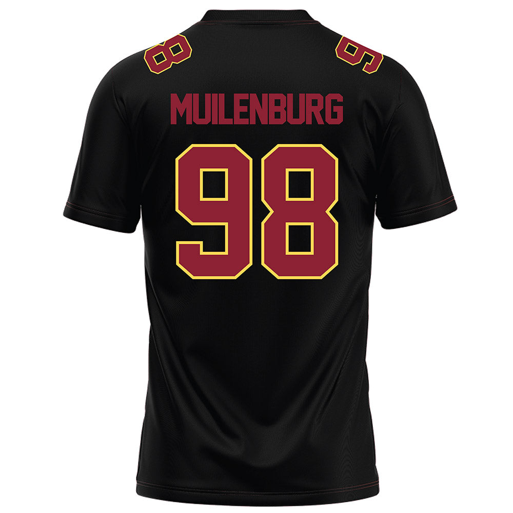 NSU - NCAA Football : Miles Muilenburg - Black Football Jersey-1