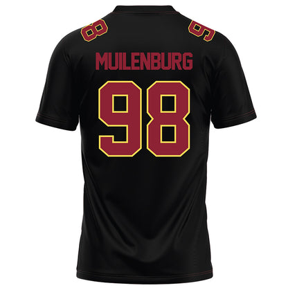 NSU - NCAA Football : Miles Muilenburg - Black Football Jersey-1
