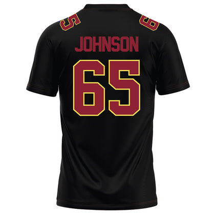NSU - NCAA Football : Paden Johnson - Black Football Jersey-1