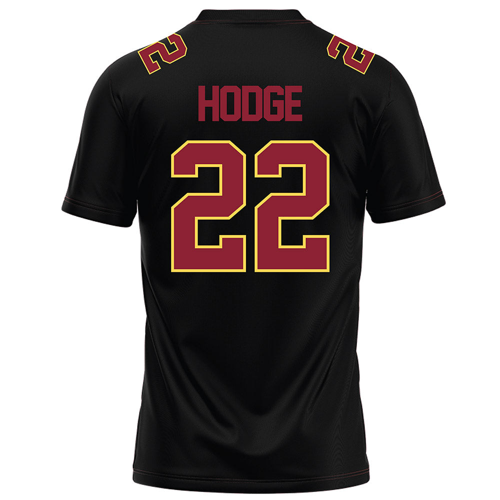 NSU - NCAA Football : Dreavin Hodge - Black Football Jersey-1