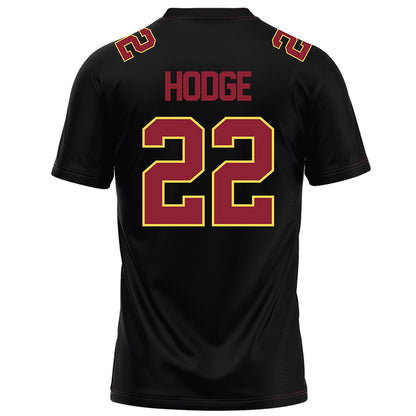 NSU - NCAA Football : Dreavin Hodge - Black Football Jersey-1