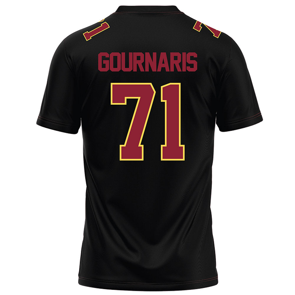 NSU - NCAA Football : Jayden Gournaris - Black Football Jersey-1