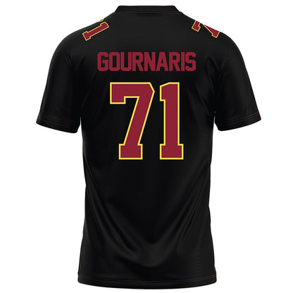 NSU - NCAA Football : Jayden Gournaris - Black Football Jersey-1