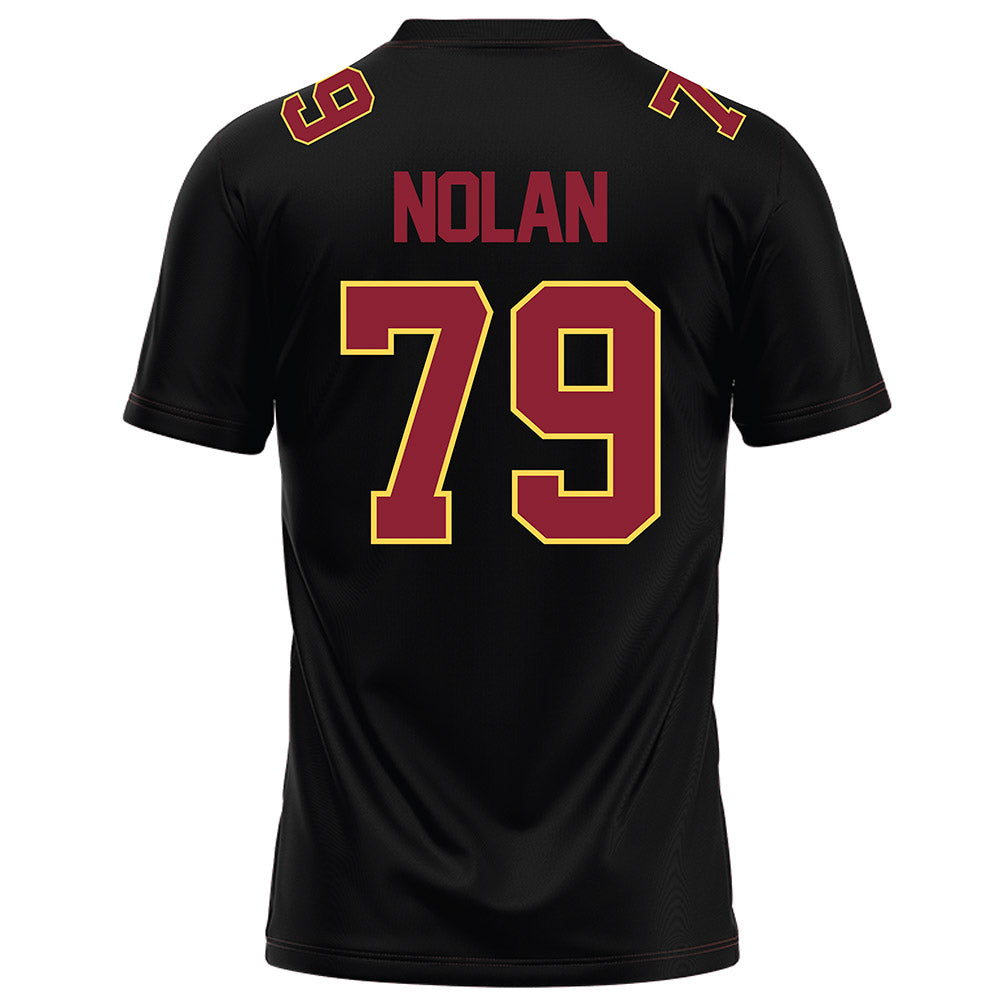 NSU - NCAA Football : Michael Nolan - Black Football Jersey-1
