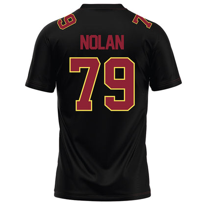 NSU - NCAA Football : Michael Nolan - Black Football Jersey-1