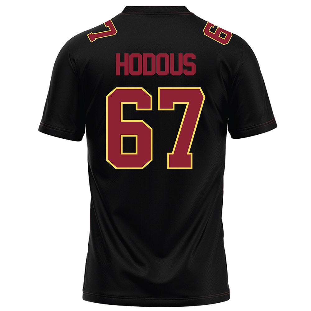 NSU - NCAA Football : Hudson Hodous - Black Football Jersey