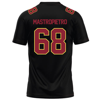 NSU - NCAA Football : Quinton Mastropietro - Black Football Jersey-1