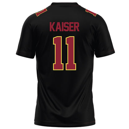 NSU - NCAA Football : Cade Kaiser - Black Football Jersey-1