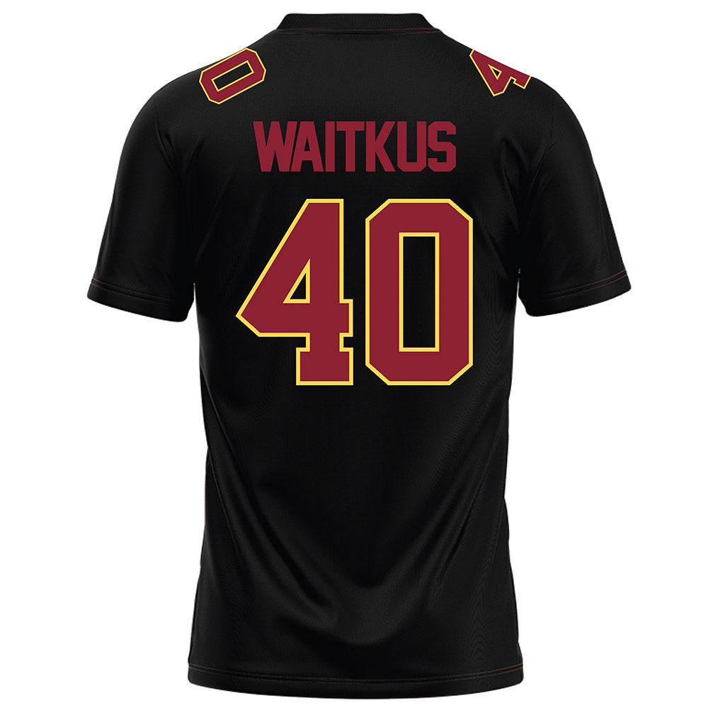 NSU - NCAA Football : Jackson Waitkus - Black Football Jersey-1