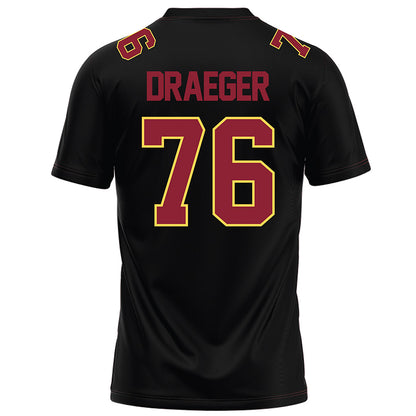 NSU - NCAA Football : Noah Draeger - Black Football Jersey