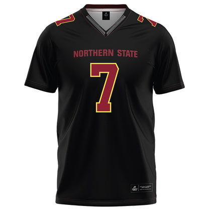 NSU - NCAA Football : Javonnee Szymanski - Black Football Jersey-0