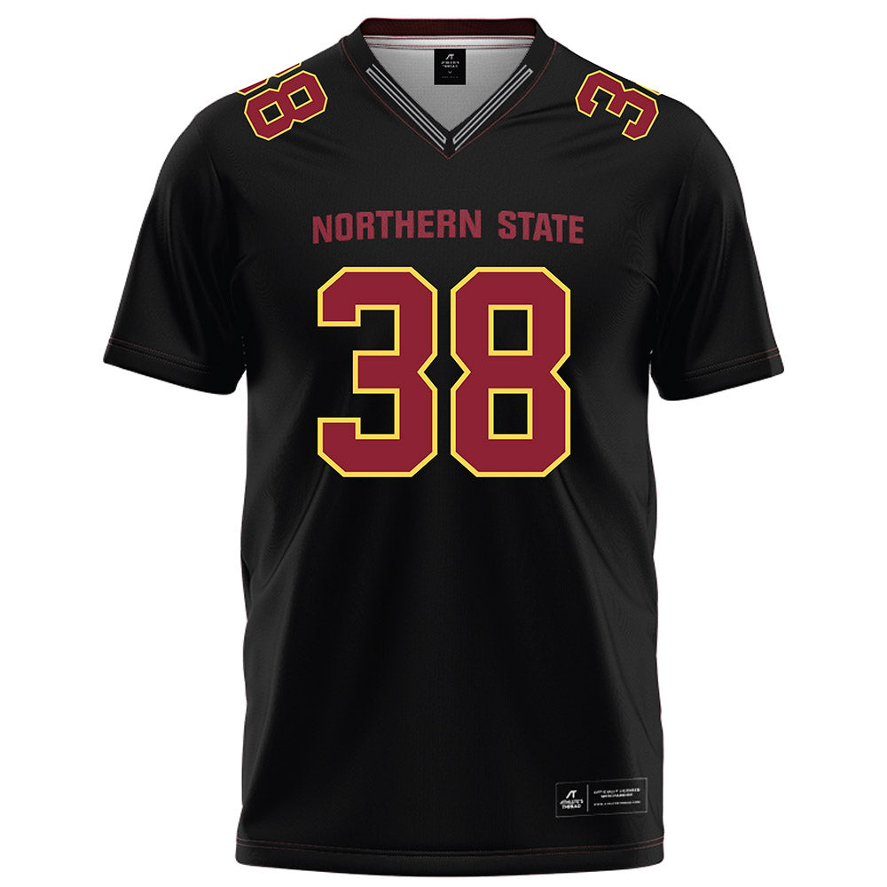 NSU - NCAA Football : Grayson Fisher - Black Football Jersey-0