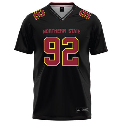 NSU - NCAA Football : Keaton Docken - Black Football Jersey-0
