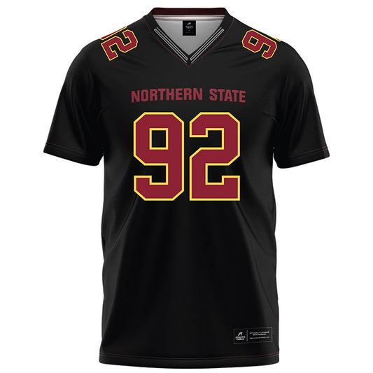 NSU - NCAA Football : Keaton Docken - Black Football Jersey-0