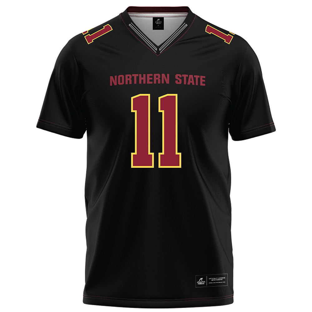 NSU - NCAA Football : Karson Borge - Black Football Jersey-0