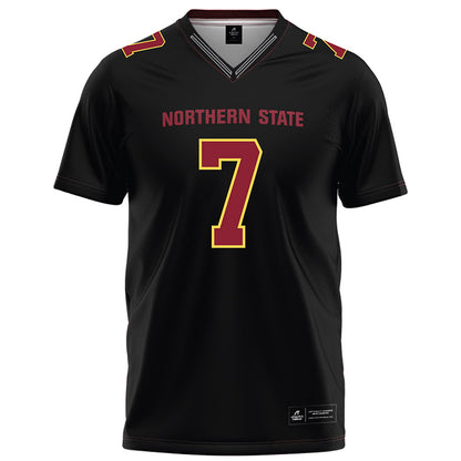 NSU - NCAA Football : Holden Havlik - Black Football Jersey-0