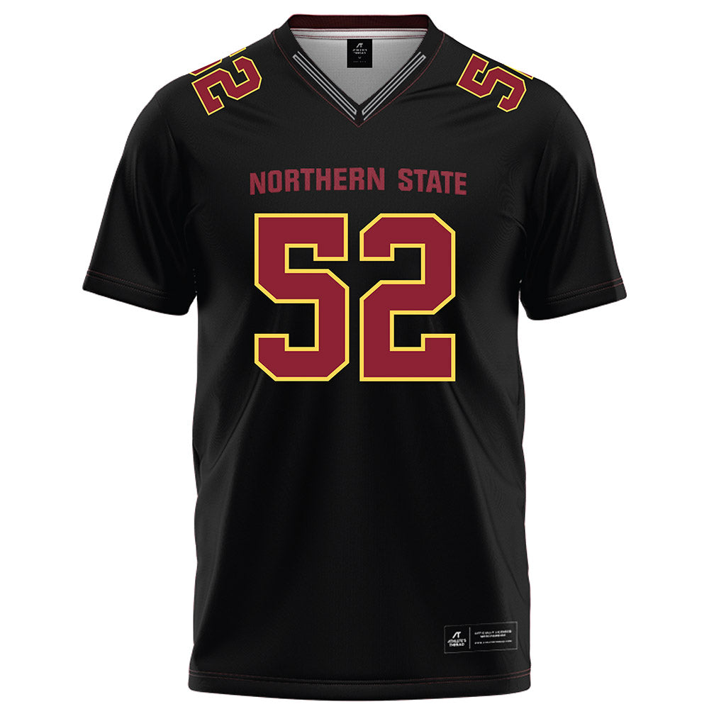 NSU - NCAA Football : Matthew Mount - Black Football Jersey-0