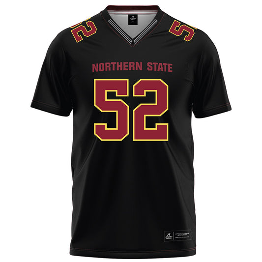 NSU - NCAA Football : Matthew Mount - Black Football Jersey-0