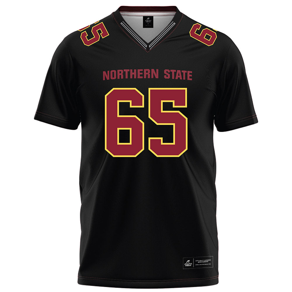 NSU - NCAA Football : Paden Johnson - Black Football Jersey-0