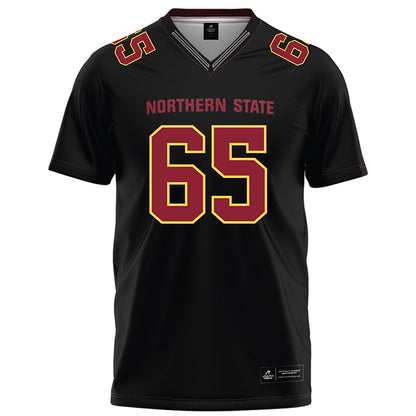 NSU - NCAA Football : Paden Johnson - Black Football Jersey-0