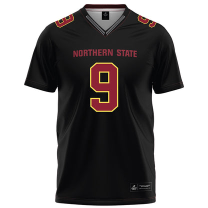 NSU - NCAA Football : Landon Hulst - Black Football Jersey-0