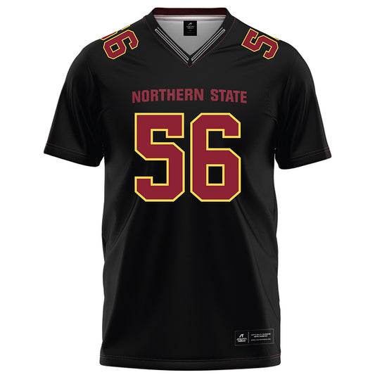 NSU - NCAA Football : Sam Souerdyke - Black Football Jersey-0